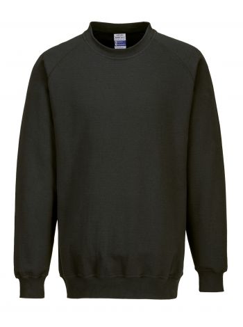 Anti-Static ESD Sweatshirt, 4XL, R, Black