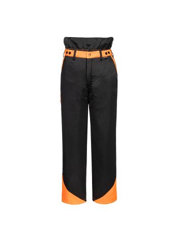 Oak Chainsaw Trousers, L, R, Black