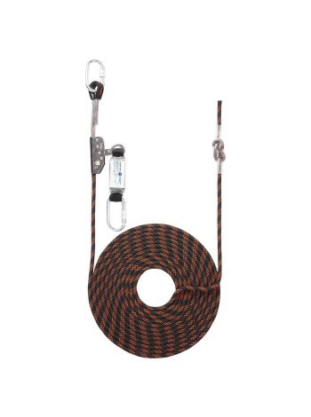 10m Rope Guided Fall Arrest, , R, Black/Orange