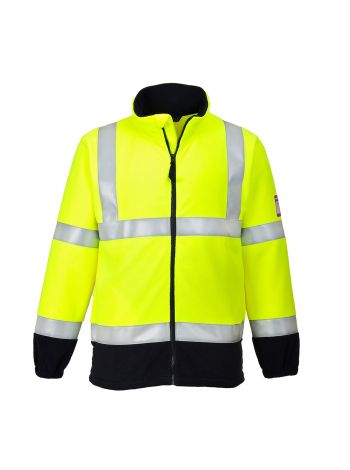 FR Modaflame Anti-Static Hi-Vis Fleece, L, R, Yellow