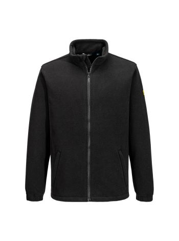 Anti-Static ESD Fleece, 4XL, R, Black