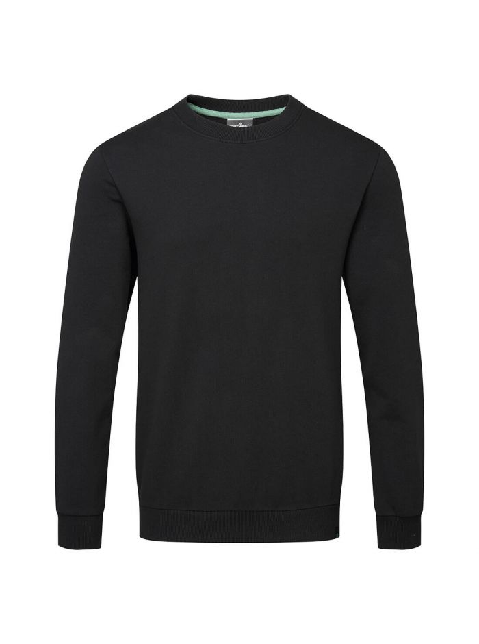 Organic Cotton Recyclable Sweatshirt, L, R, Black