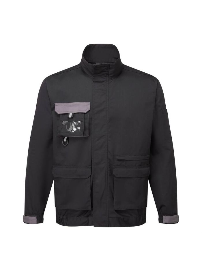 Portwest Texo Contrast Jacket, L, R, Black