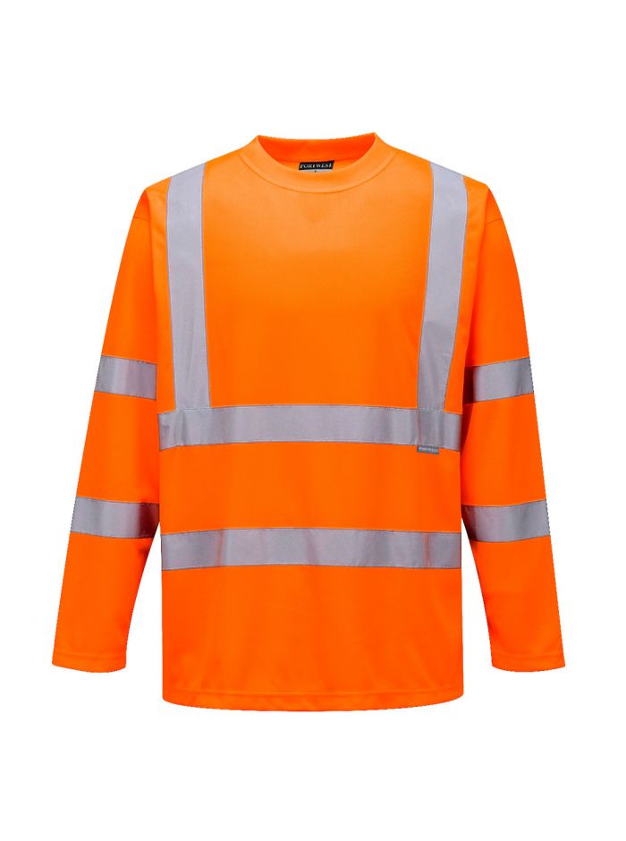 Portwest HiVis TShirt L/S Polycopy Workwear
